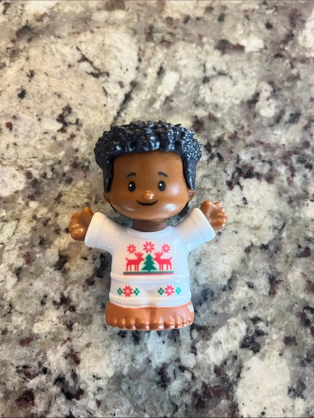 Fisher-Price Little People Holiday Sweater Figures – Red & White